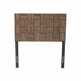 Padmas Plantation PLD19-Q-ABS Headboard-Gallery Plaid Low Headboard- Queen- Abaca Twist Padmas Plantation PLD19-Q-ABS Headboard-Gallery Plaid Low Headboard- Queen- Abaca Twist