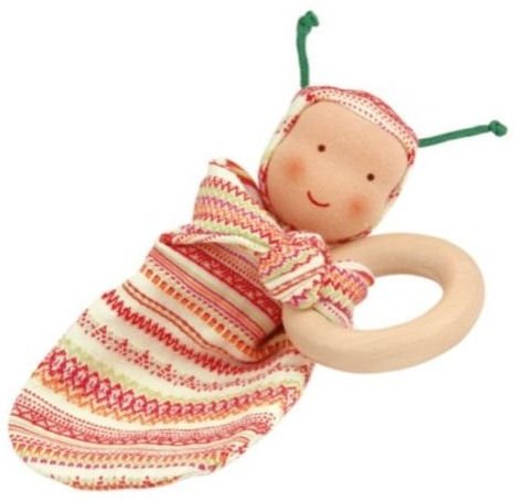 K&auml;the Kruse 74170 Ikibab Rainbow Baby rot Preisvergleich