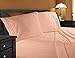 Clara Clark Bed Sheets, Premier 1800 Series 4 Piece Bed Sheet Set, Deep Pocket, Wrinkle, Fade, Stain Resistant, Luxury Soft Bedding Sheets & Pillowcases, Queen, Peach
