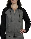 Ladies' Two-Tone Full-Zip Hooded Sweatshirt