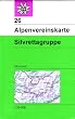DAV Alpenvereinskarte 26 Silvrettagruppe  1 : 25 000 Skirouten: Topographische Karte