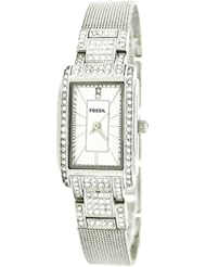 Fossil Mesh Stainless Steel Silver Dial Womens watch #ES2911