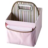 JJ Cole Diaper and Wipes Caddy - Pink Stripe by JJ Cole