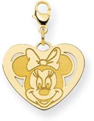 Disney Minnie Heart Lobster Clasp Charm