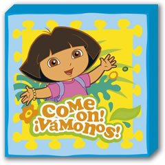VCA035 Dora the Explorer, Come On! 30cm x 30cm canvas print, ready to hang