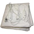 King Size Electric Blanket - Washable - 158cm x 153cm - Twin Controllers - Dual Control
