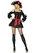 Sexy Pirate Wench Halloween Costume-Black/Red/Small by Leg avenue