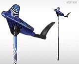 SMARTCRUTCH Adjustable Forearm Crutches (Blue) - 1 Pair / Adult 5'0 - 6'3
