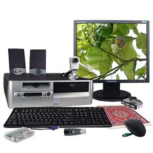 HP P4 2.6GHz Desktop Kit w/17 LCD 802.11g WebCam More!