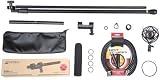 Azden SGM-1X Shotgun Mic, Shock Mount, 8' Boom Pole & 25' XLR Cable - Package by BC Media, Inc.