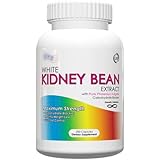 White Kidney Bean Extract- 1000mg Per Serving, 200 Capsules,White Kidney Bean Extract for Weight Loss,Carb Blocker, Summer Diet Hack,(Value Size)