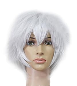 Lily Bell Halloween Costume Wig for Future City No.6 Shion Short White