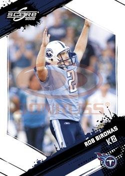 2009 Score Glossy #288 Rob Bironas - Tennessee Titans (Football Cards)