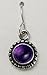 Petite Sterling Silver Amethyst Earrings...Other title=