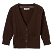 Girls' Cherokee&reg; Vee Cardigan - Spanish Brown