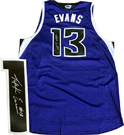 Tyreke Evans Autographed / Signed Sacramento Kings Purple Jersey