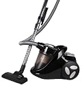 Designer Habitat - 2400W Cyclonic Bagless Cylinder Vacuum Cleaner 4 Litre Dust Capacity - Black/Silver