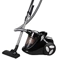 Designer Habitat - 2400W Cyclonic Bagless Cylinder Vacuum Cleaner 4 Litre Dust Capacity - Black/Silver