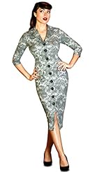 Sophisticated General Print Vintage Lace  Dress