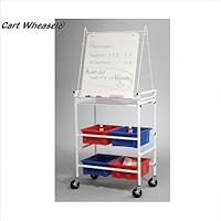 Whiteboard Easels - Best Rite Classroom Storage Cart and Whiteboard Easel (Cart Wheasel)
