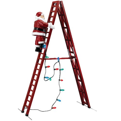 Mr. Christmas Outdoor Stepping Santa