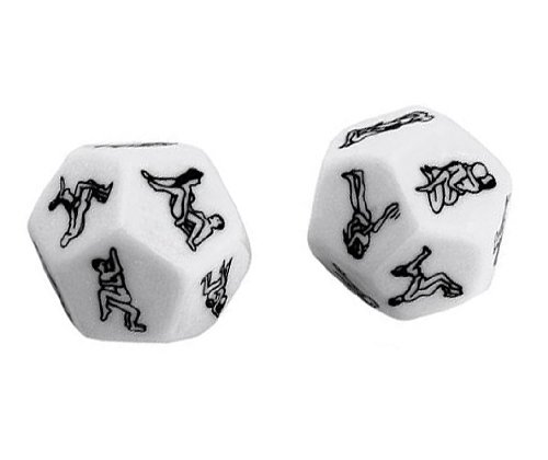 Laykor 12 Sided Erotic Lover Sex Dice for Party Game Adult Fun - 2 Pack