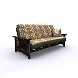 Bundle-87 Rhodes Futon Frame (2 Pieces) Type: Day Dreamer Premier 6000, Color: Burgundy