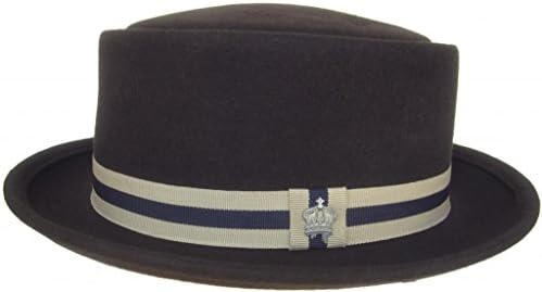 Christys Old Sport Wool Pork Pie Hat (Brown, Medium / Large)