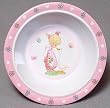 Precious Moments Melamine Feeding Bowl - Girl with Goose - Pink