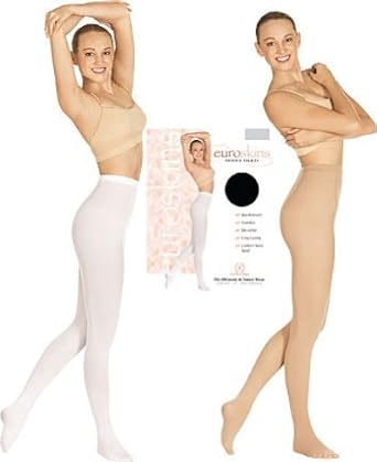 White Adult Footed Tights by Eurotard