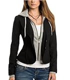 G by GUESS Hilary Hooded Blazer