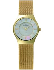 Skagen Womens 233XSGG Stainless Steel Watch