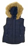 Limited Too Girls Faux Fur Trimmed Hood Puffer Vest