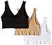 Carnival Women's 3 Pack EZ Fit Comfort Bra