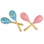 Bigjigs Toys Snazzy Maracas (One Pair - Designs vary)
