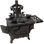 Old Mountain 10126 Black Mini Wood Cook Stove Set, 12 Inch Long with Accessories