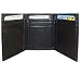 Leather Trifold Wallets | Cheap Wallets | Men's Fabric Wallets | Men's Trifold Leather Wallets | Men's Trifold Wallets - Mens Trifold Lambskin Leather Credit Card Wallet Black