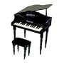 Kid's Black 30-Key Baby Grand Piano with Bench