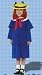 Child Cute Little Madeline Economy Costume (Wig Hair Not Quite as Thick as Pictured)