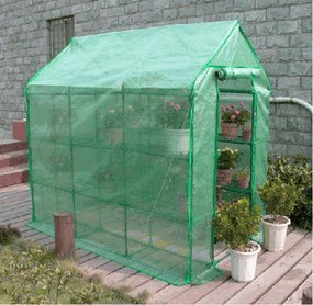 5x7 Portable Greenhouse with Shelves
