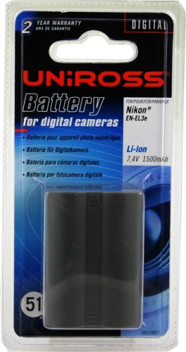 Buy Uniross Digital Camera Battery Equivalent To  Nikon EN-EL3e online at Discounted New and Used prices. Delivered to your door with Off-The-Bookshelf.