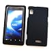 Motorola DROID 2 A955 (Verizon) Rubberized Snap On Protector Hard Case, Black