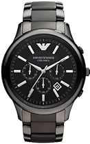 Big Sale Emporio Armani AR1451 Black Ceramica Mens Watch