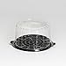 Inline Plastics EZ Open Clear, 7 Inch Double Layer Cake Container with Dome Lid | 100/Case