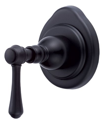 Danze D560857BST Opulence 1/2-Inch 4-Port Shower Diverter Trim, Black Satin, Valve Not Included