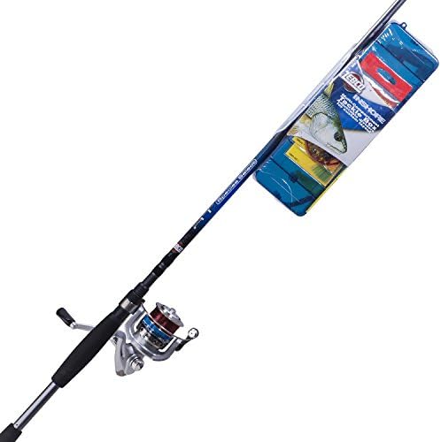 Zebco Fishing Ready Tackle Spinning Combo (Inshore,7-Feet Medium)