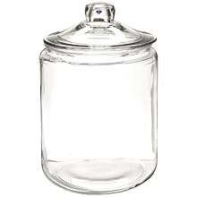 Anchor Hocking 69349T 7-3/8" Diameter x 10" Height, 1 gallon Storage Jar with Cover
