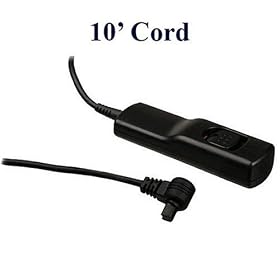 Opteka XL Remote Release Cord for Sony Alpha A900, A700, A350, A300, A200, & A100 Digital SLR Cameras (10 Foot Cord)