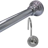 Adjustable Shower Curtain Rod - Chrome
