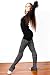 Extra Long Skinny Leg 40 Inch Stretch Knit Leg Warmers by KD dance, High Quality, Soft & Stretchy with Ruffled Top, For Long Legs Wanting Upper To Top of Thigh Coverage, Made In New York City USA